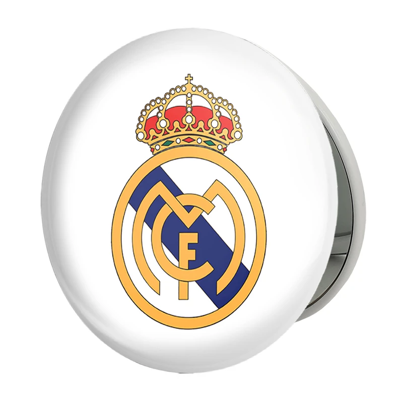آینه جیبی خندالو طرح باشگاه رئال مادرید Real Madrid مدل تاشو کد 1999 