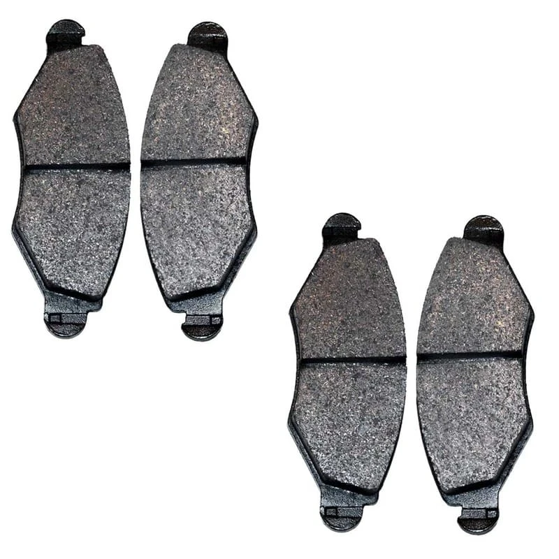 لنت ترمز جلو جی آر وی کد ۱۰۰۴ دو جفت مناسب برای ۲۰۶ تیپ ۲ و ۳