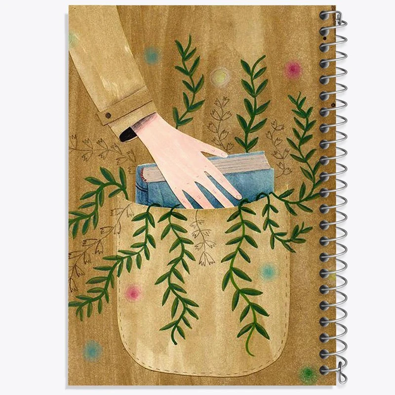 دفتر شطرنجی 50 برگ خندالو طرح کتاب کد 25842