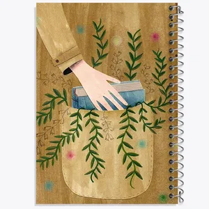 دفتر ژورنال نویسی 50 برگ خندالو مدل نقطه ای طرح کتاب کد 25842