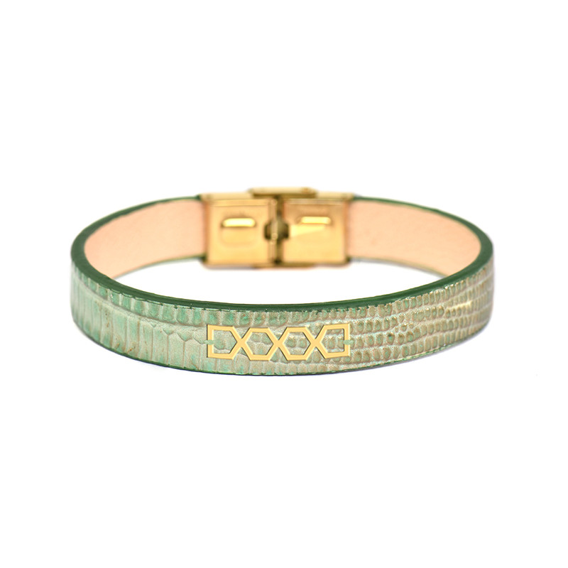 دستبند طلا 18 عیار مردانه فرشته مدل هندسی کد UBCHL0001-0025