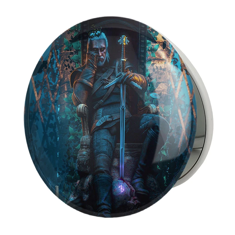 آینه جیبی خندالو طرح گرالت ویچر مدل تاشو کد 30946