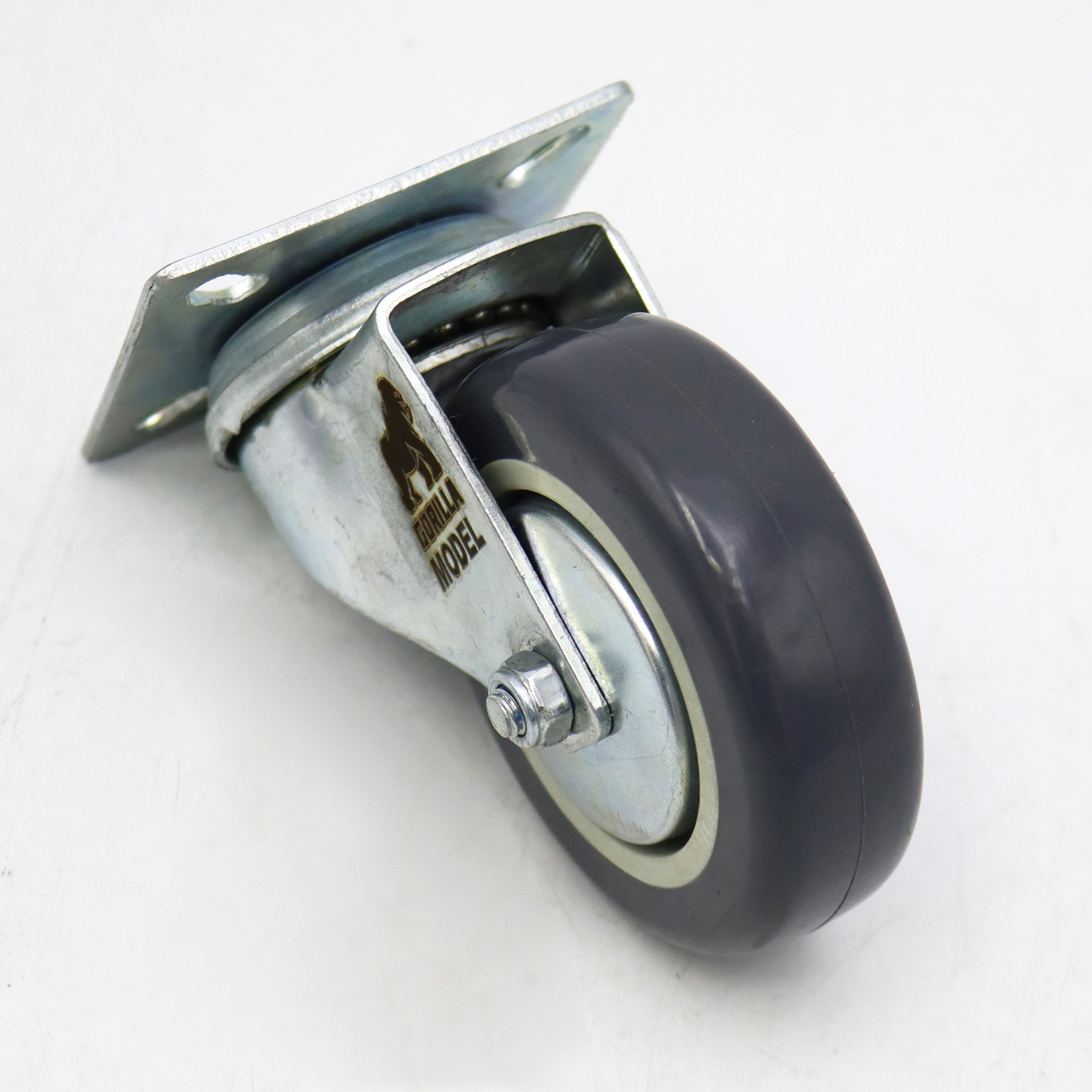 چرخ گردان کفی دار مدل گوریلا کد YP-LASTIC-KAFI-75MM