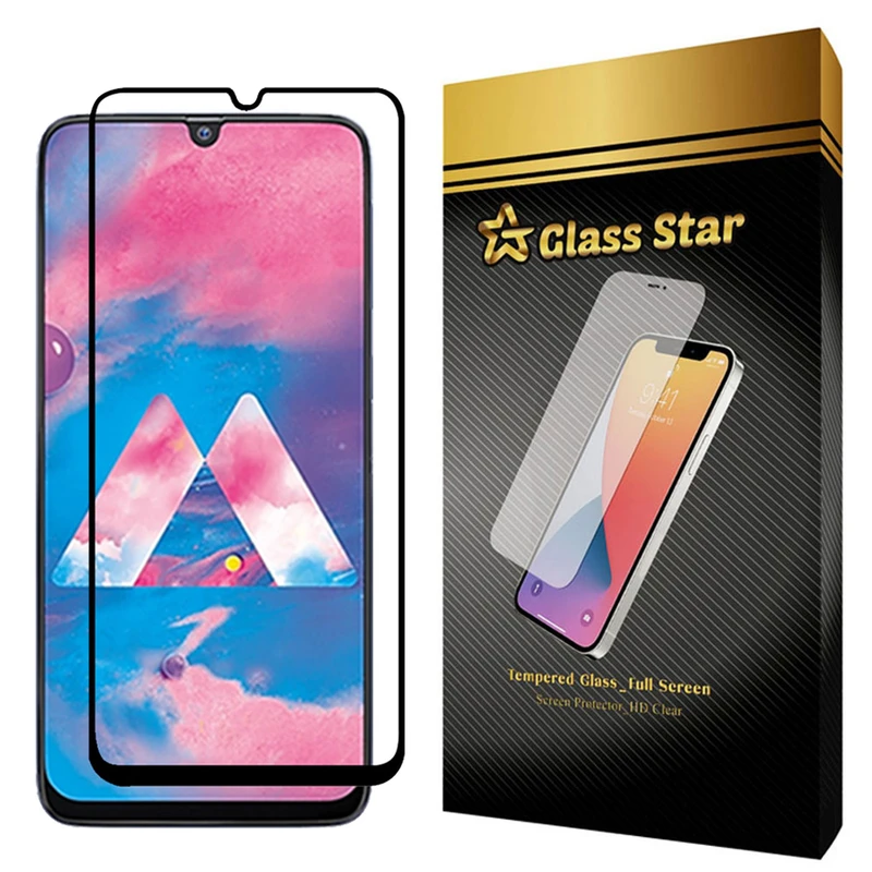 محافظ صفحه نمایش گلس استار مدل FUL مناسب برای گوشی موبایل سامسونگ Galaxy A30