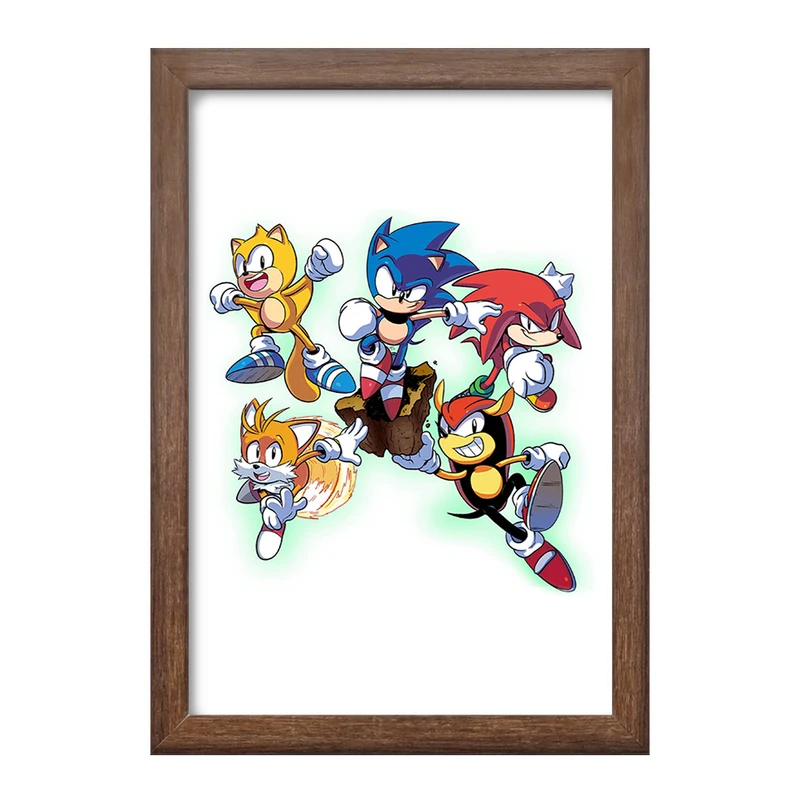 تابلو خندالو طرح سونیک (Sonic) کد F2204