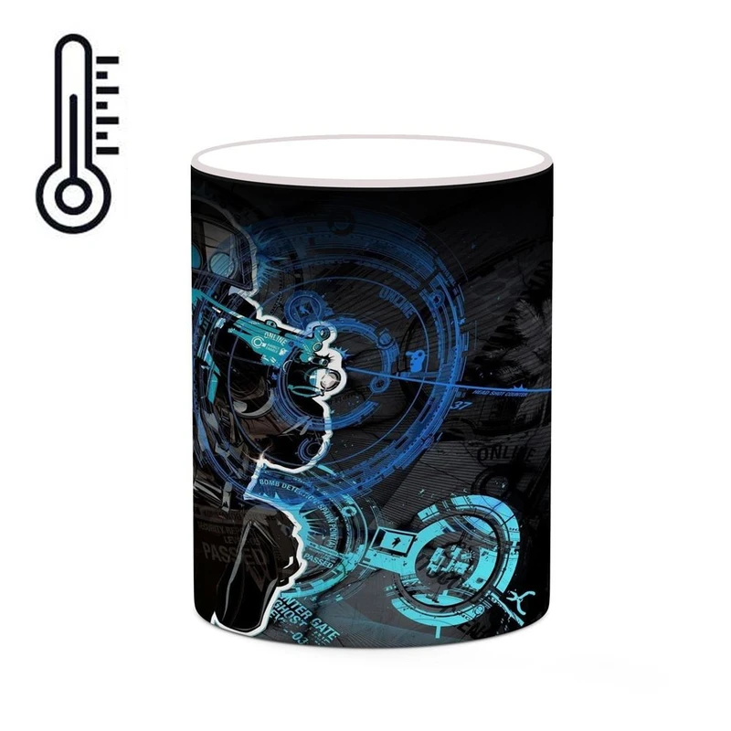 ماگ حرارتی کاکتی مدل بازی کانتر استرایک Counter-Strike 1.6 کد mgh28095