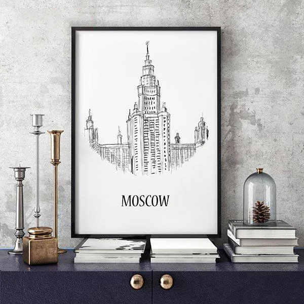 تابلو آتریسا طرح کاخ کرملین مدل AT00228