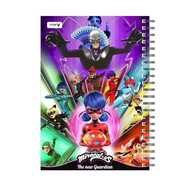 دفتر 120 برگ ویتادل طرح دختر کفش دوزکی مدل 1