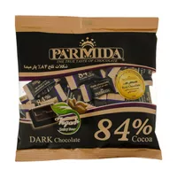 شکلات تلخ 84 درصد پارمیدا مقدار 220 گرم