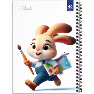 دفتر نقاشی 40 برگ انتشارات بله طرح خرگوش کوچولو نقاش کد A4-K264