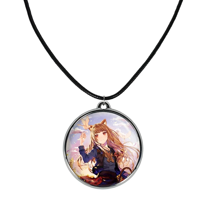 گردنبند خندالو مدل هولو انیمه ادویه و گرگ کد 3612036121