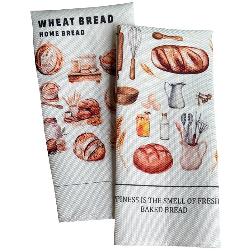 دستمال نظافت خانه و آشپزخانه نخ مدل Nun کد01 بسته 2 عددی