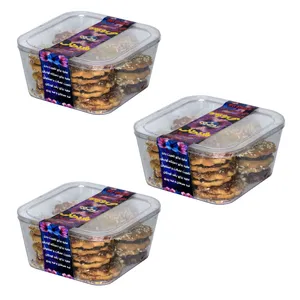 شیرینی مربایی شکر قهوه ای مشهدی - 300 گرم بسته 3 عددی