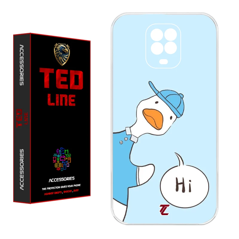 کاور تد لاین طرح اردک کد 1104 مناسب برای گوشی موبایل شیائومی Redmi Note 9S / Note 9 Pro