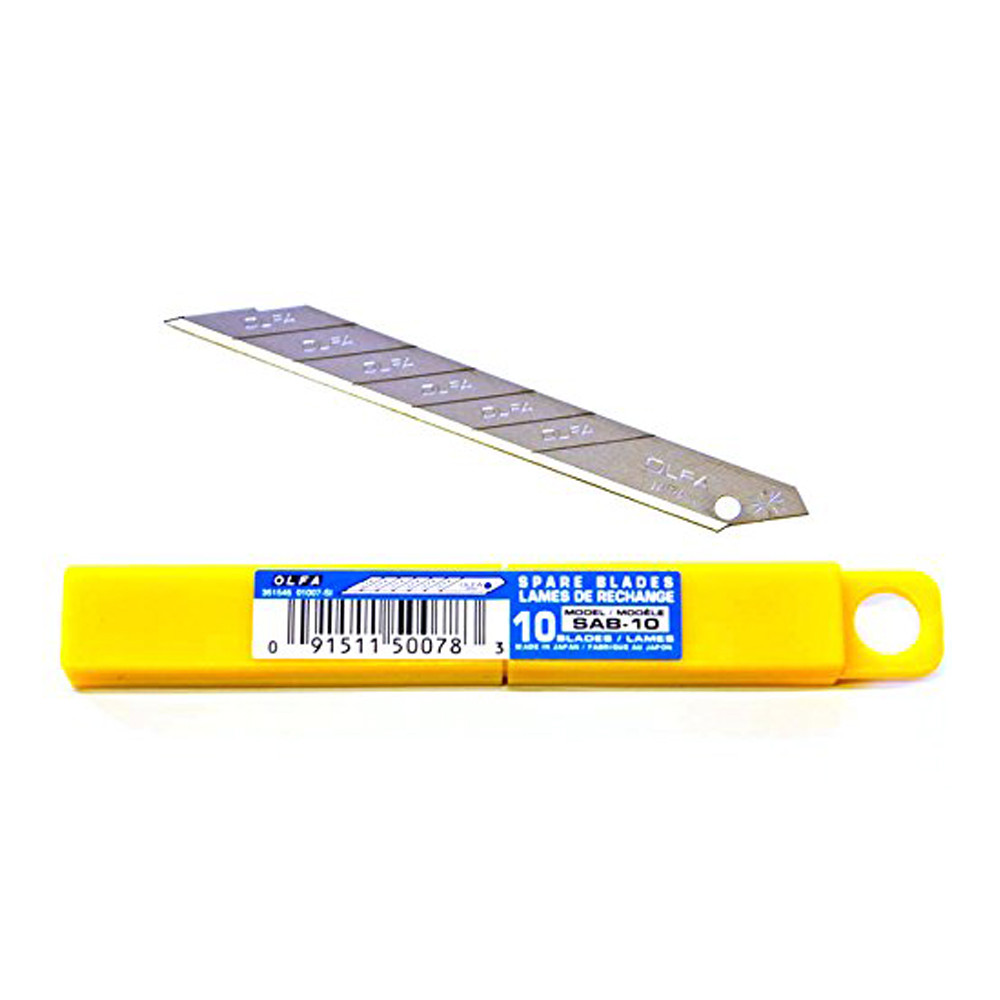 تیغ کاتر الفا مدل SAB-10 کد 93420 بسته 10 عددی