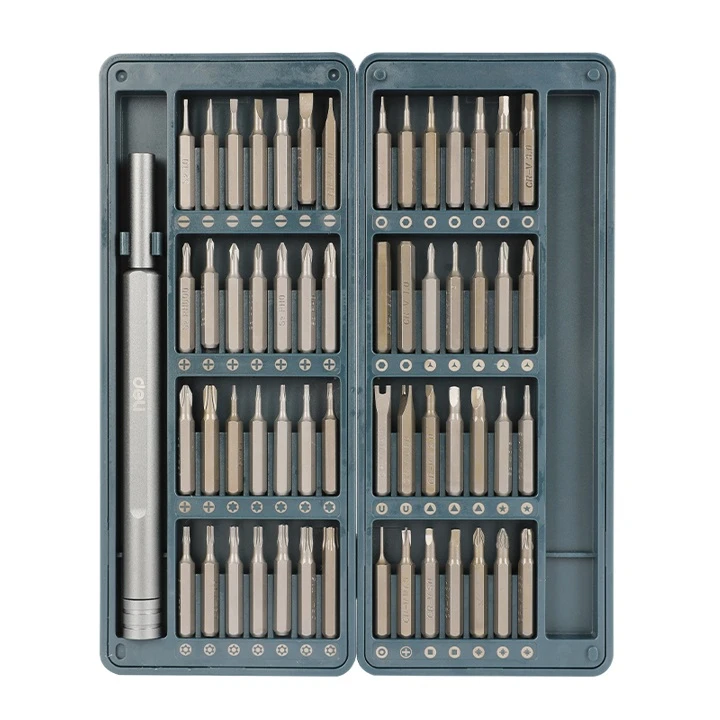 پیچ گوشتی دلی مدل DL241057 بسته 57 عددی