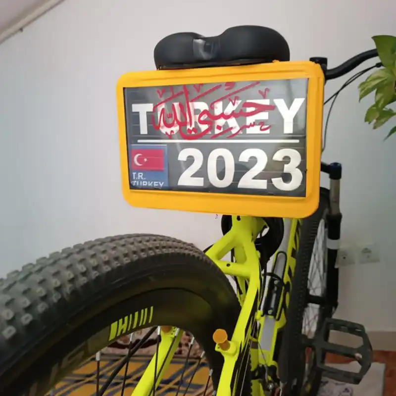پلاک تزئینی دوچرخه طرح TURKEY