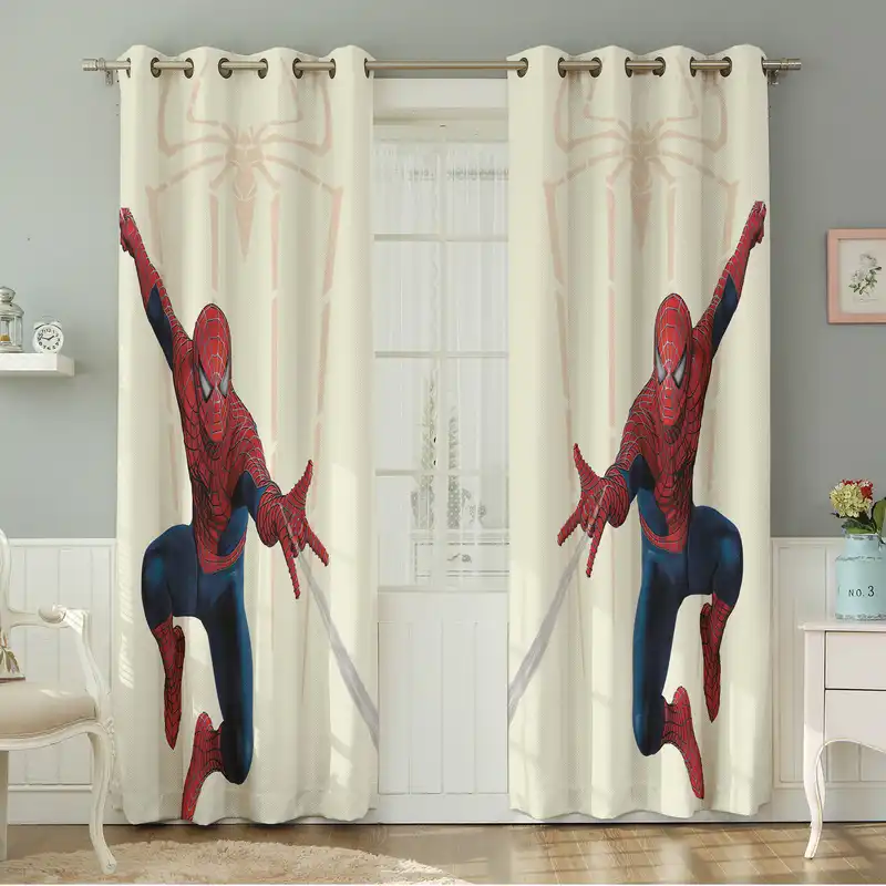 پرده نیروانا طرح کودک مدل مخمل کد 8144 سایز 140×280 سانتی متر