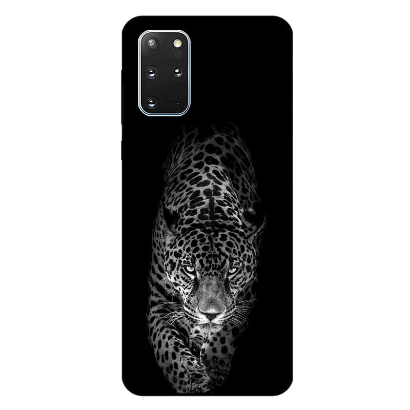 کاور مگافون طرح پلنگ مدل 1879 مناسب برای گوشی موبایل سامسونگ Galaxy S20 Plus  