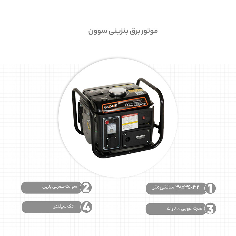 موتور برق بنزینی سوون مدل 950A