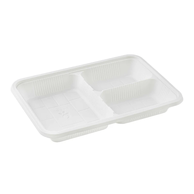 ظرف یکبار مصرف آملون مدل گیاهی سه خانه بسته 150 عددی