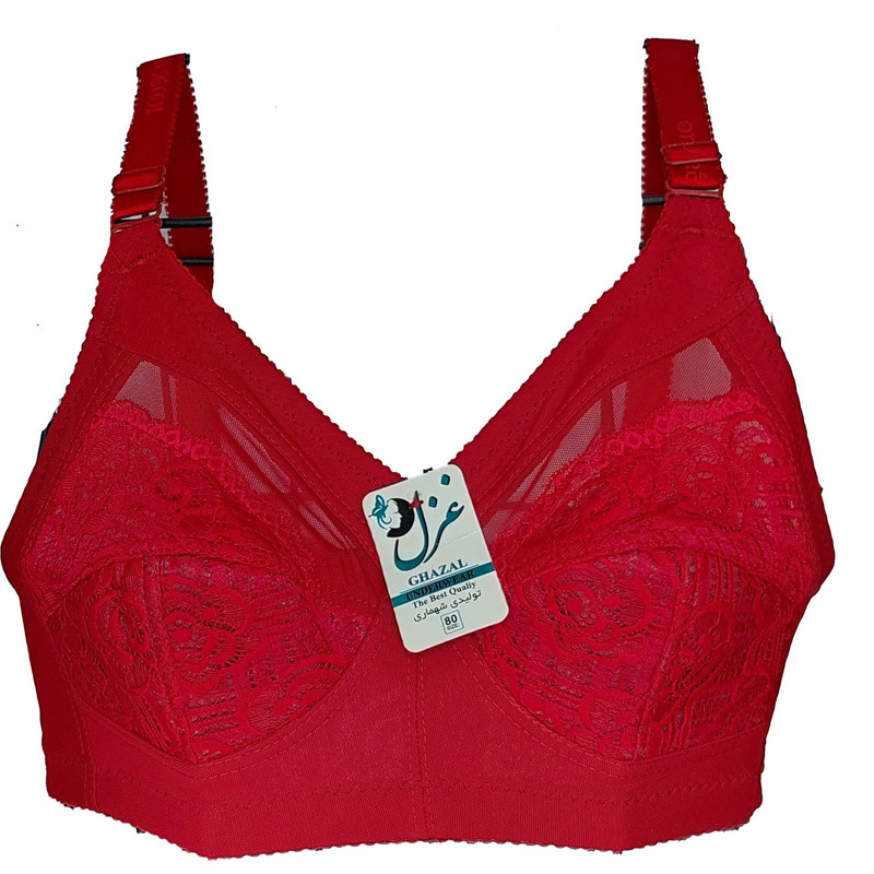 سوتین زنانه غزل مدل دانتل کاسه کش پهن کد 1113