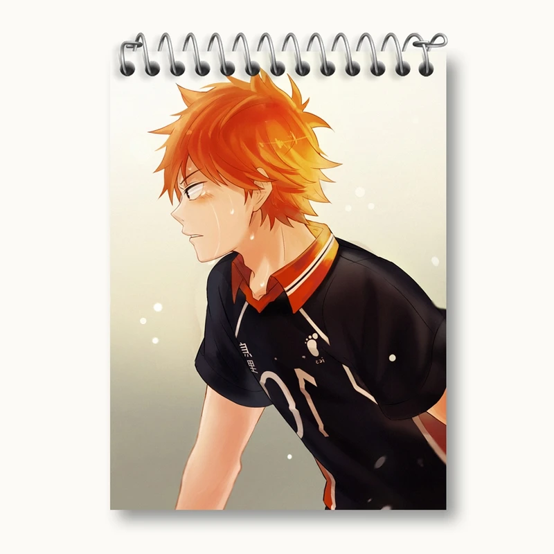 دفتر یادداشت 50 برگ خندالو مدل هیناتا شویو انیمه هایکیو Haikyu کد 17749