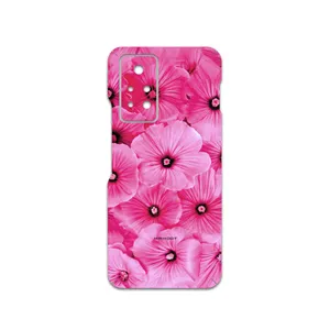 MAHOOT Pink-Flower Cover Sticker for Infinix Note 11 Pro