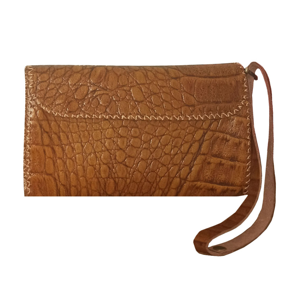 کیف پول چرمی مدل دست دوز کد 7002