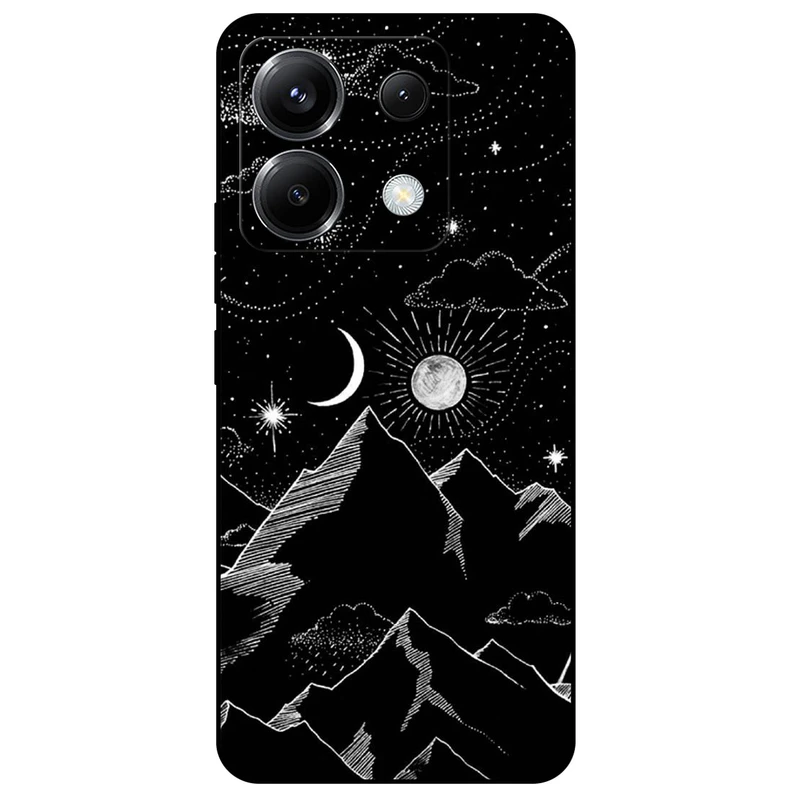 کاور مگافون طرح کوه مدل 8078 مناسب برای گوشی موبایل شیائومی Poco X6 5G