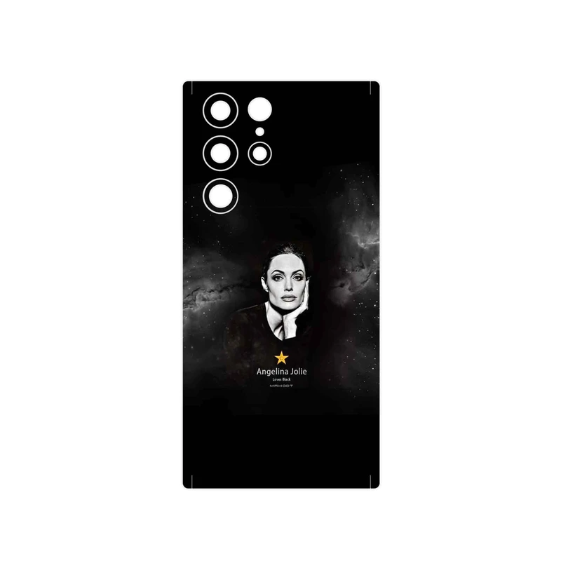 برچسب پوششی ماهوت مدل Angelina Jolie مناسب برای گوشی موبایل سامسونگ Galaxy S22 Ultra 5G