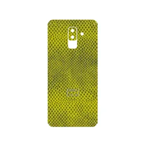 MAHOOT Yellow Snake Skin Cover Sticker for Samsung Galaxy A6 Plus 2018