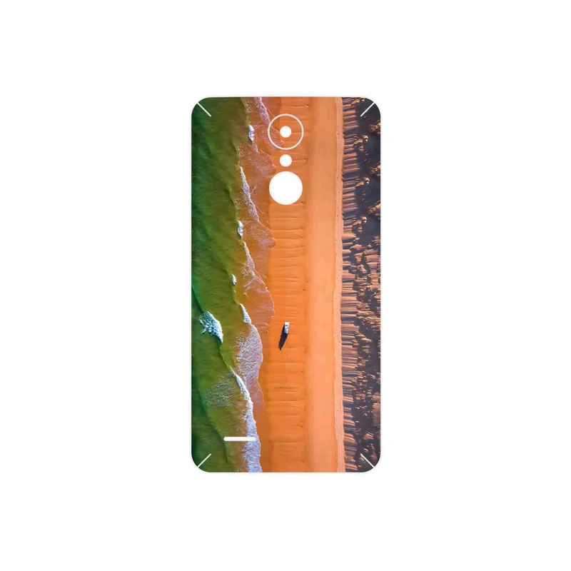 برچسب پوششی ماهوت مدل Beach and Green Sea مناسب برای گوشی موبایل ال جی K8 2017