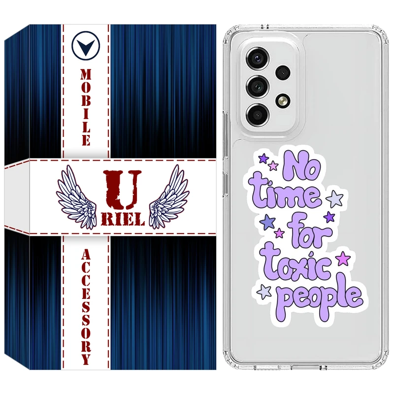 کاور یوریل مدل Clear کد 97 طرح Toxic مناسب برای گوشی موبایل سامسونگ Galaxy A23 4G