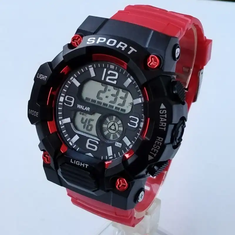 ساعت مچی دیجیتال والار مدل SPORT ضدآب تاریخ شمار چراغ کد 20.22