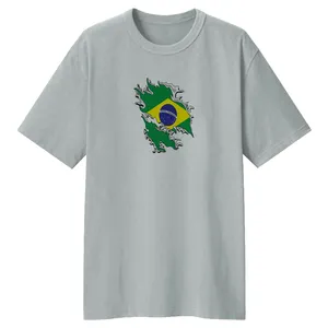 تی شرت لانگ آستین کوتاه زنانه مدل برزیل کد LL114 رنگ طوسی