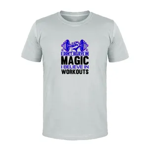 تی شرت آستین کوتاه مردانه مدل GYM کد L26 رنگ طوسی