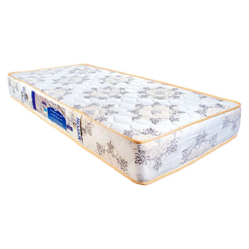 تشک رویال مدل طبی فنری روژان فرش یک نفره سایز 90x200 سانتی متر