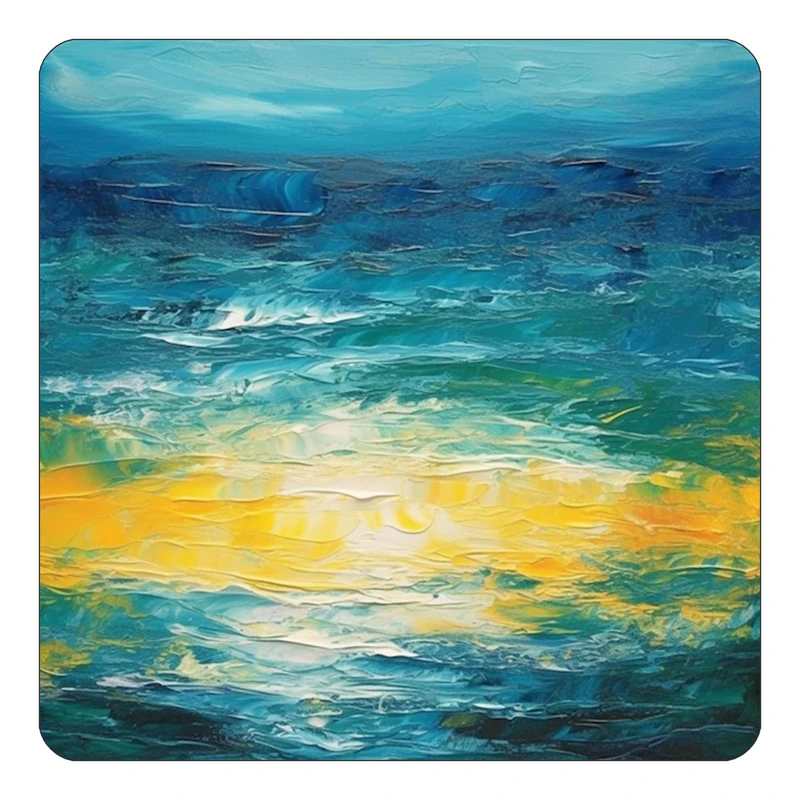 مگنت کاکتی طرح نقاشی رنگ روغن مدل mp72051