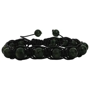 دستبند مردانه مدل جاسپر یشمی کد M14