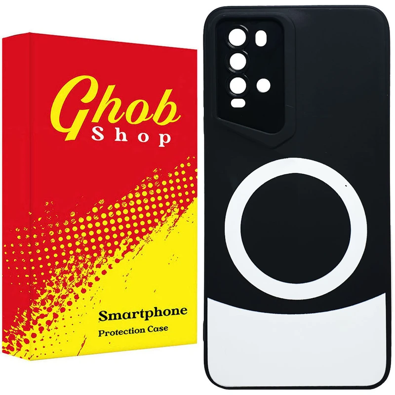 کاور قاب شاپ مدل مگ سیف طرح دو رنگ مناسب برای گوشی موبایل شیائومی Poco M3 / Redmi 9T