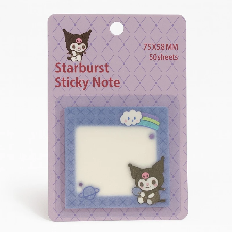 کاغذ یادداشت مدل کرومی سایز 7*7 سانتی متر