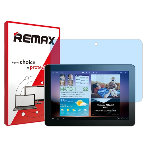 محافظ صفحه نمایش آنتی بلو ریمکس مدل HyBLU مناسب برای تبلت سامسونگ P7500 Galaxy Tab 10.1 3G