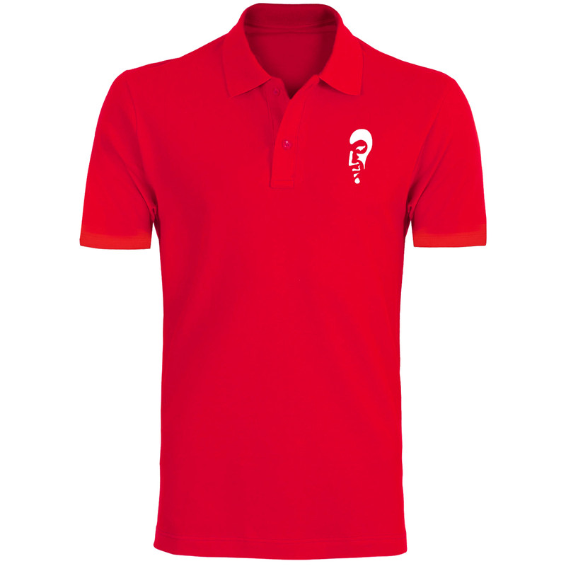 پولوشرت آستین کوتاه مردانه مدل نیمرخ X175 رنگ قرمز