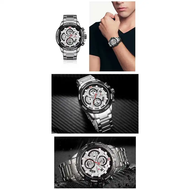 ساعت مچی عقربه‌ای مردانه نیوی فورس مدل 9165M