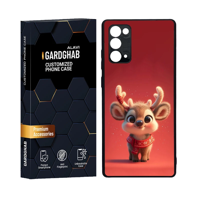 کاور گارد قاب علوی مدل دور ژله ای پشت گلس کارتونی و انیمه مناسب برای گوشی موبایل سامسونگ Galaxy Note 20