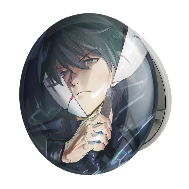 آینه جیبی خندالو طرح هی انیمه تاریک تر از سیاهی Darker Than Black مدل تاشو کد 23464 