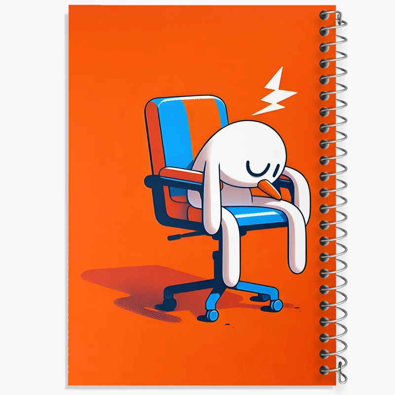 دفتر مشق 50 برگ خندالو طرح آدمک خواب کد F6130