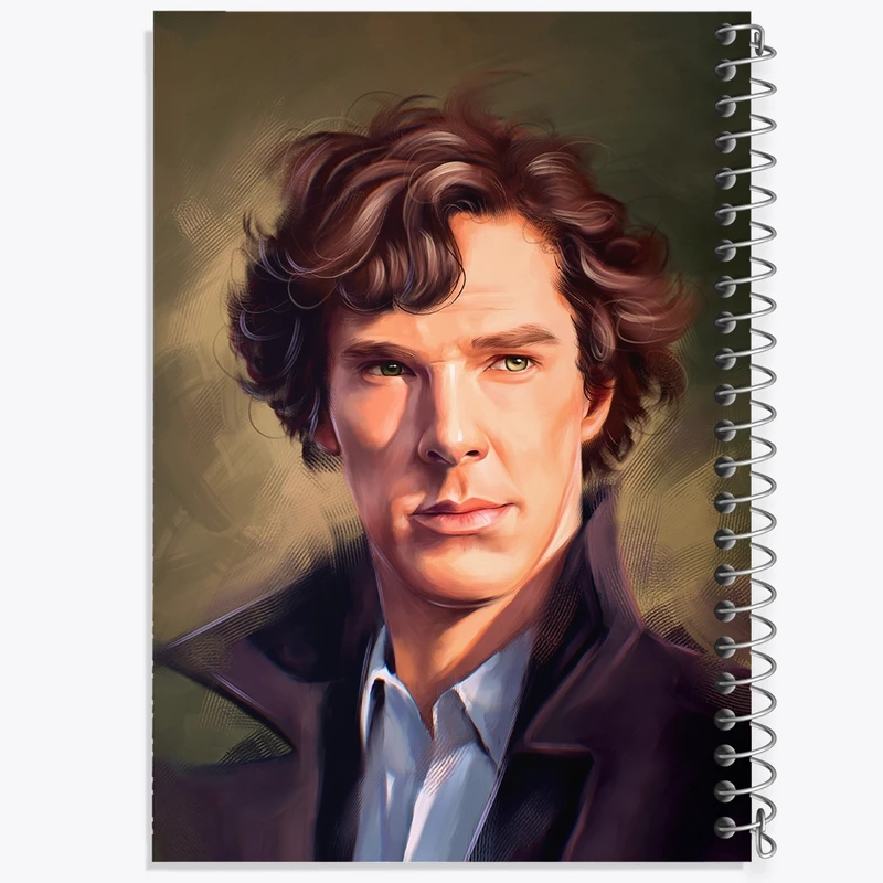 دفتر شطرنجی 50 برگ خندالو مدل شرلوک هولمز کد F872