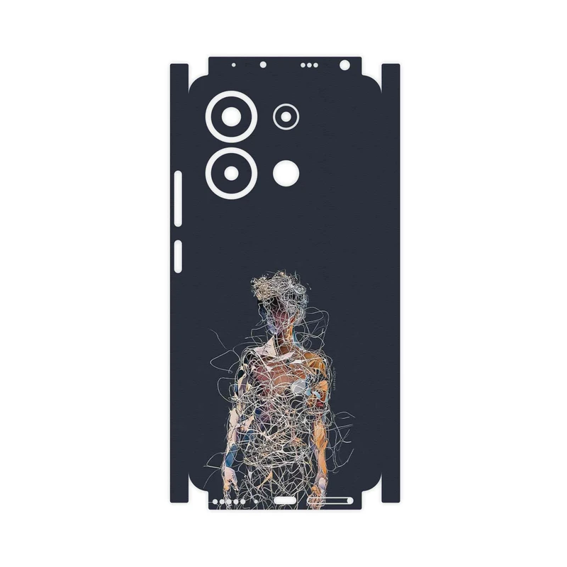 برچسب پوششی ماهوت مدل Strings Digital Art 1-FullSkin مناسب برای گوشی موبایل شیائومی Redmi Note 13 4G
